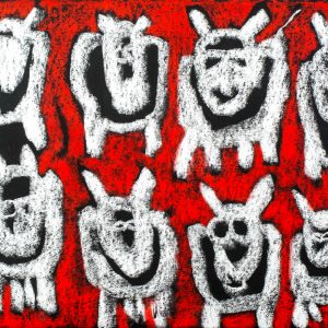 Red Snake With Sheep