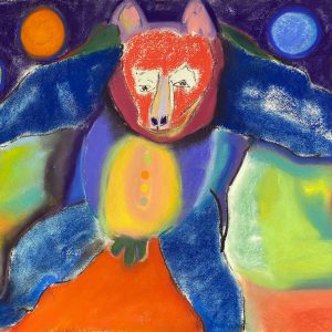 Self Portrait of a Bear (With Planets)