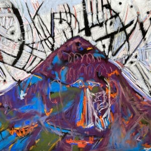 Mountain Man with Meteors