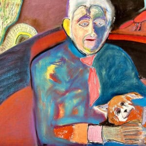 The Soloist Playing his Instrument for the Blind Man